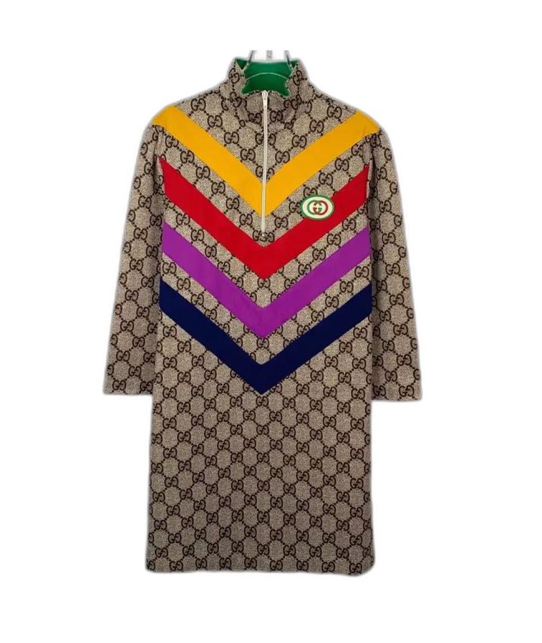 GUCCI Коричневое платье, фото 1