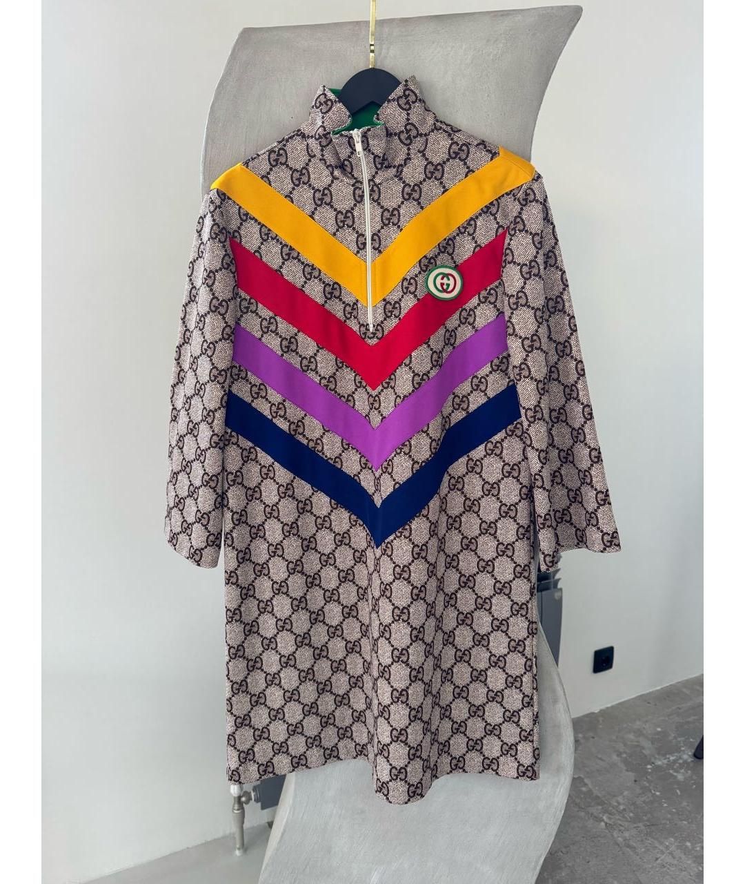 GUCCI Коричневое платье, фото 7