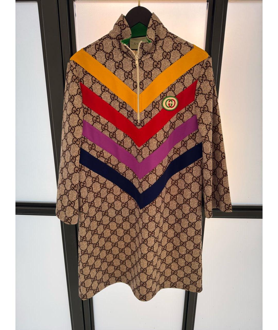 GUCCI Коричневое платье, фото 3