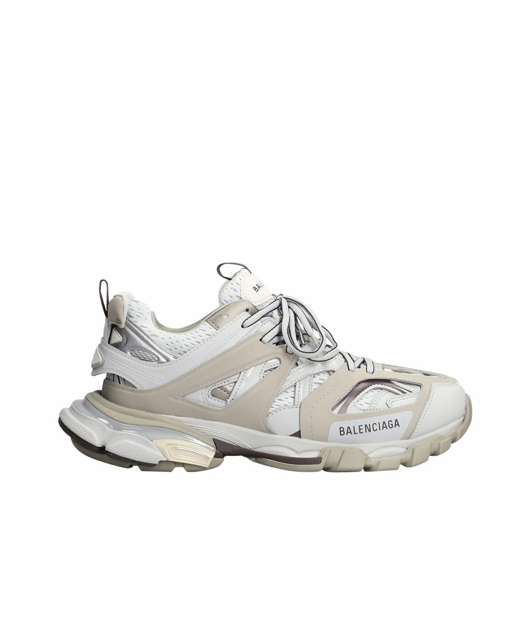 BALENCIAGA Бежевые низкие кроссовки / кеды, фото 1