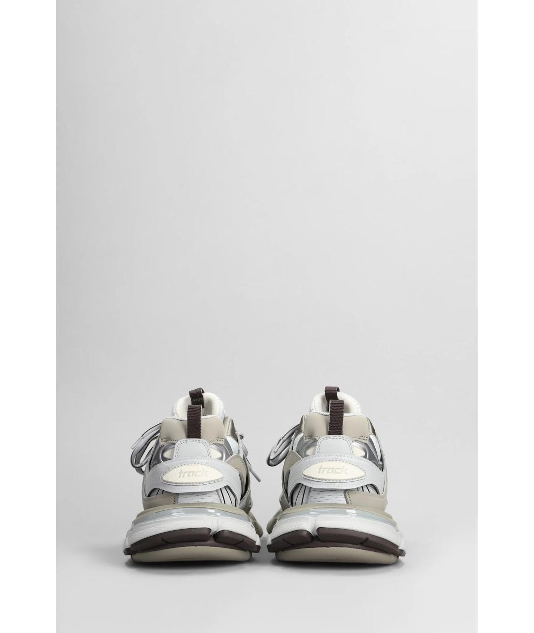 BALENCIAGA Бежевые низкие кроссовки / кеды, фото 4