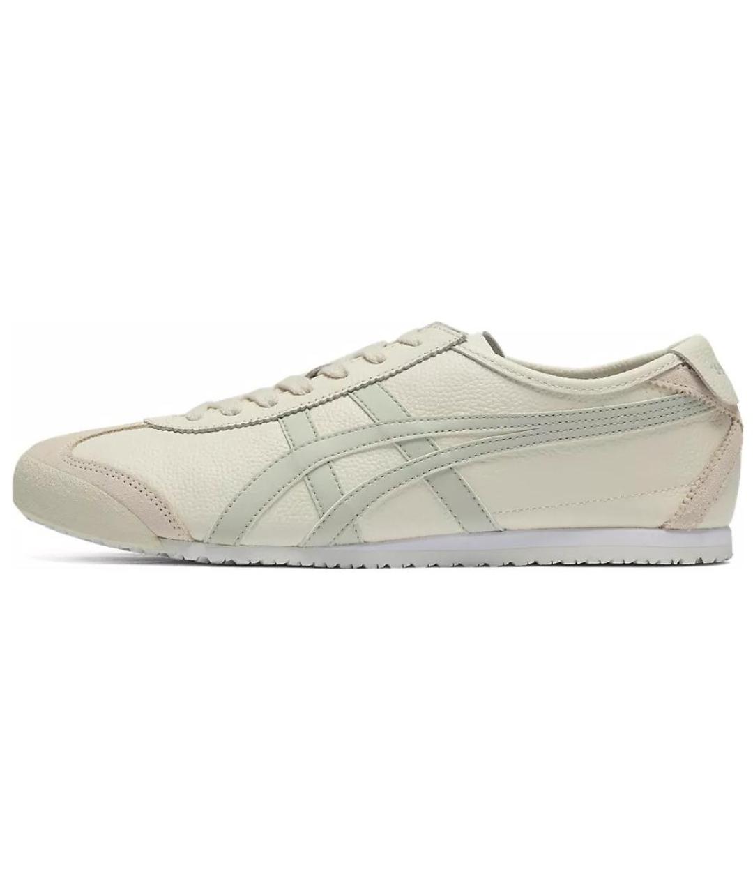 ONITSUKA TIGER Бежевые кожаные кроссовки, фото 2