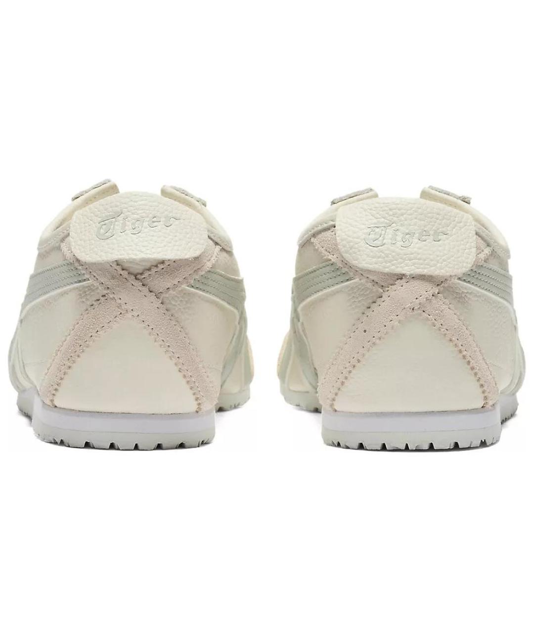 ONITSUKA TIGER Бежевые кожаные кроссовки, фото 6