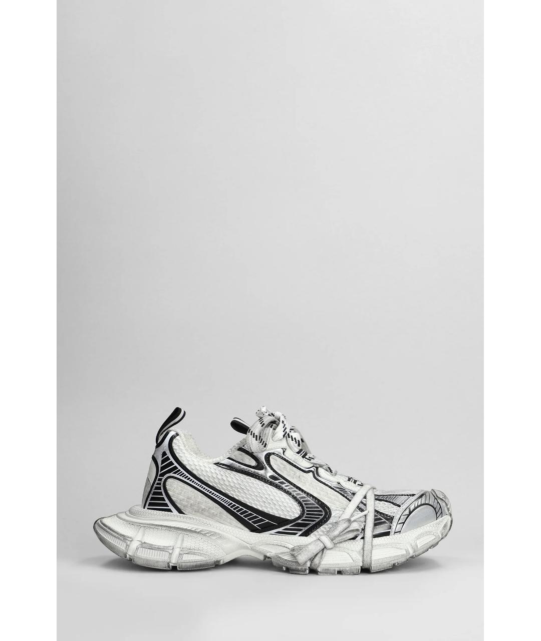 BALENCIAGA Серебряные низкие кроссовки / кеды, фото 6