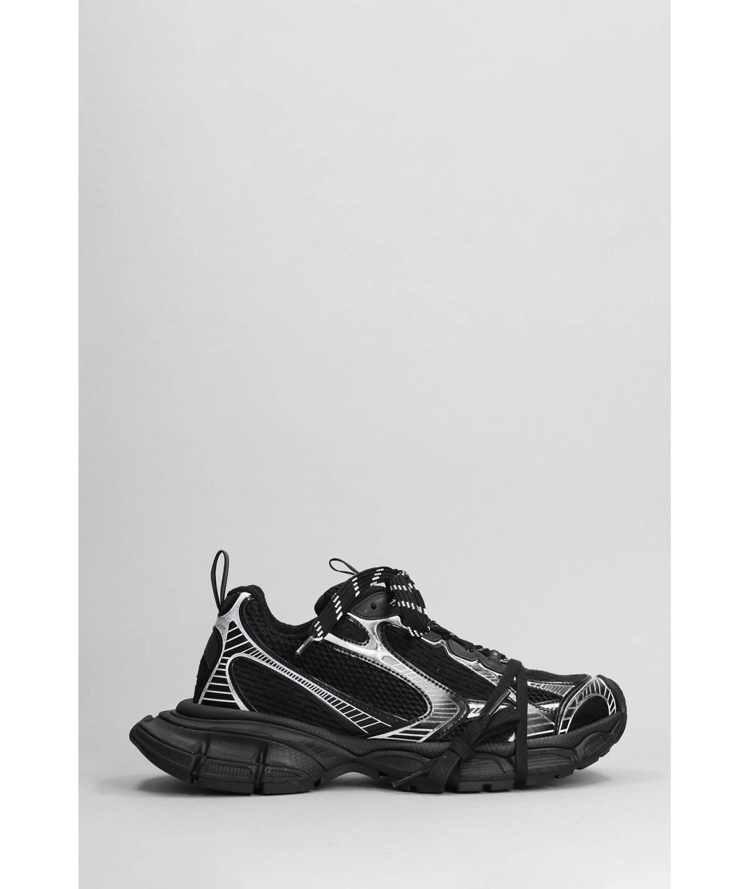 BALENCIAGA Черные низкие кроссовки / кеды, фото 6