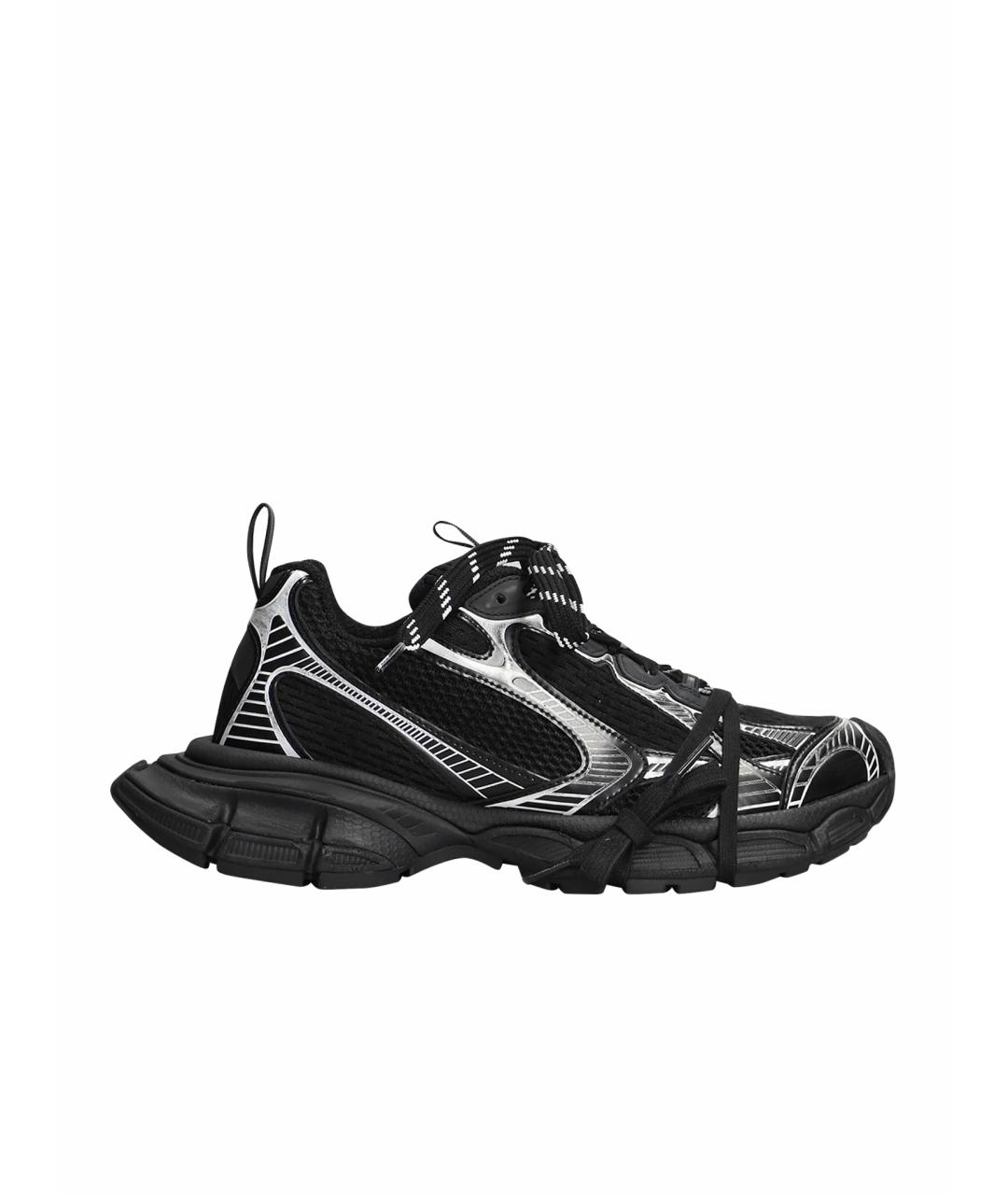 BALENCIAGA Черные низкие кроссовки / кеды, фото 1