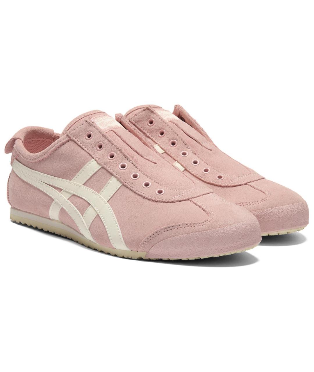 ONITSUKA TIGER Розовые замшевые кроссовки, фото 3