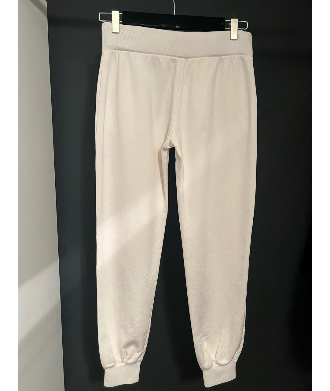 GUCCI Белые хлопковые спортивные брюки и шорты, фото 2