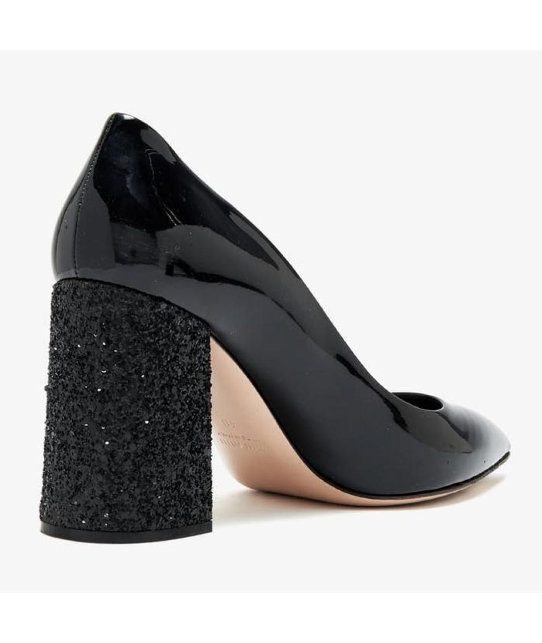 MIU MIU Черные туфли из лакированной кожи, фото 3