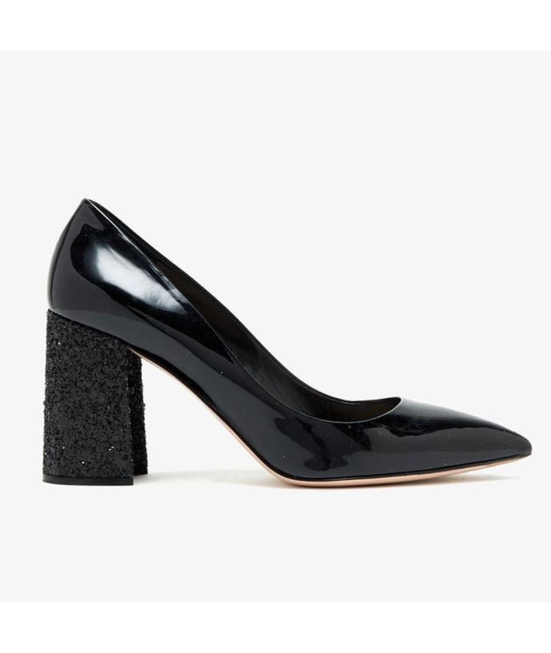 MIU MIU Черные туфли из лакированной кожи, фото 9
