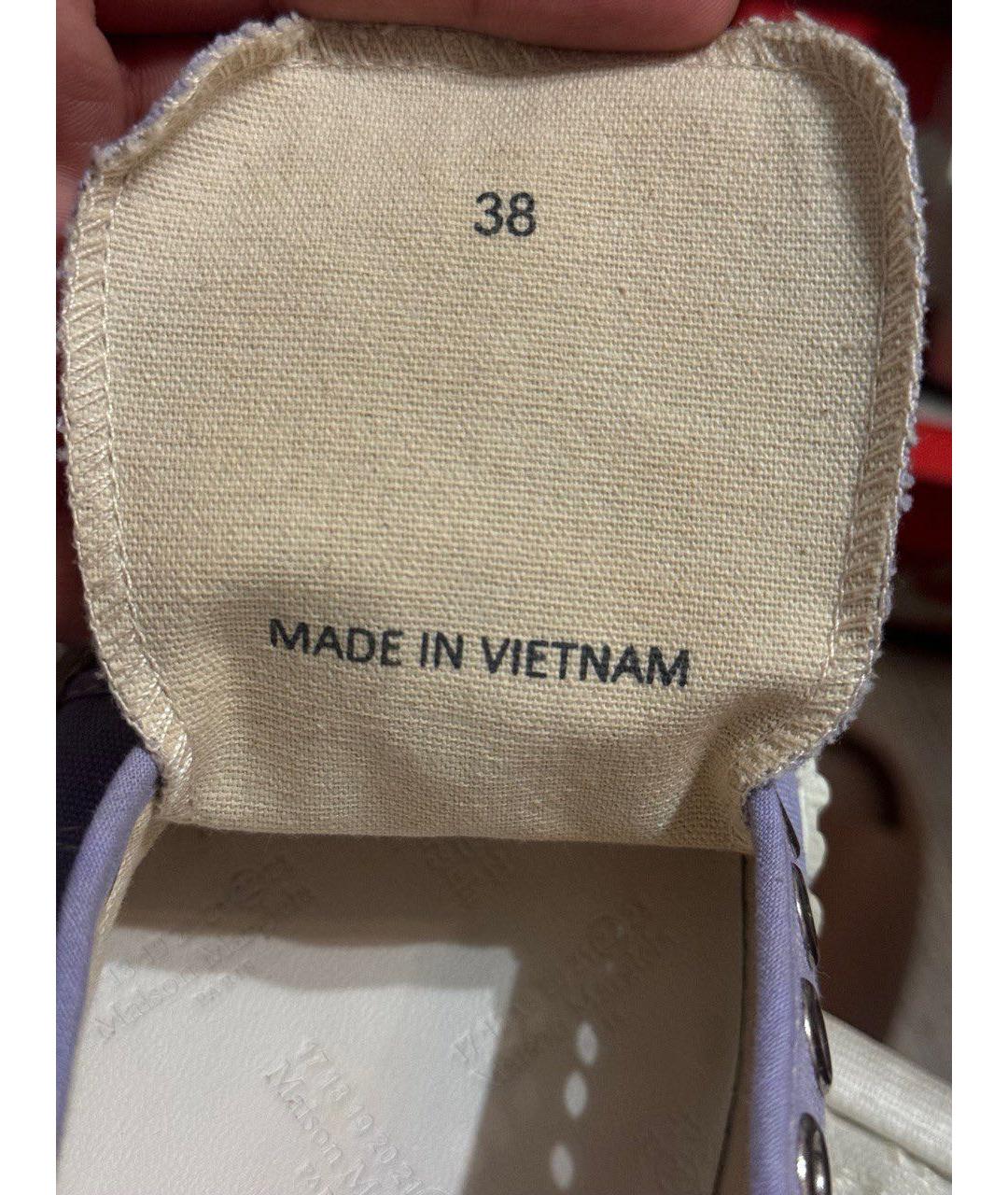 MAISON MARGIELA Текстильные кеды, фото 8
