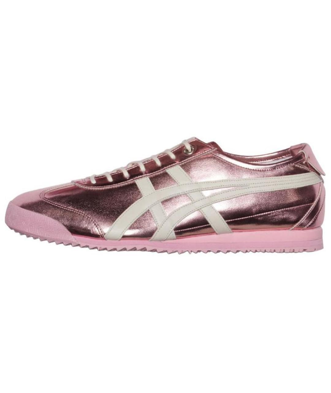 ONITSUKA TIGER Розовые кожаные кроссовки, фото 2