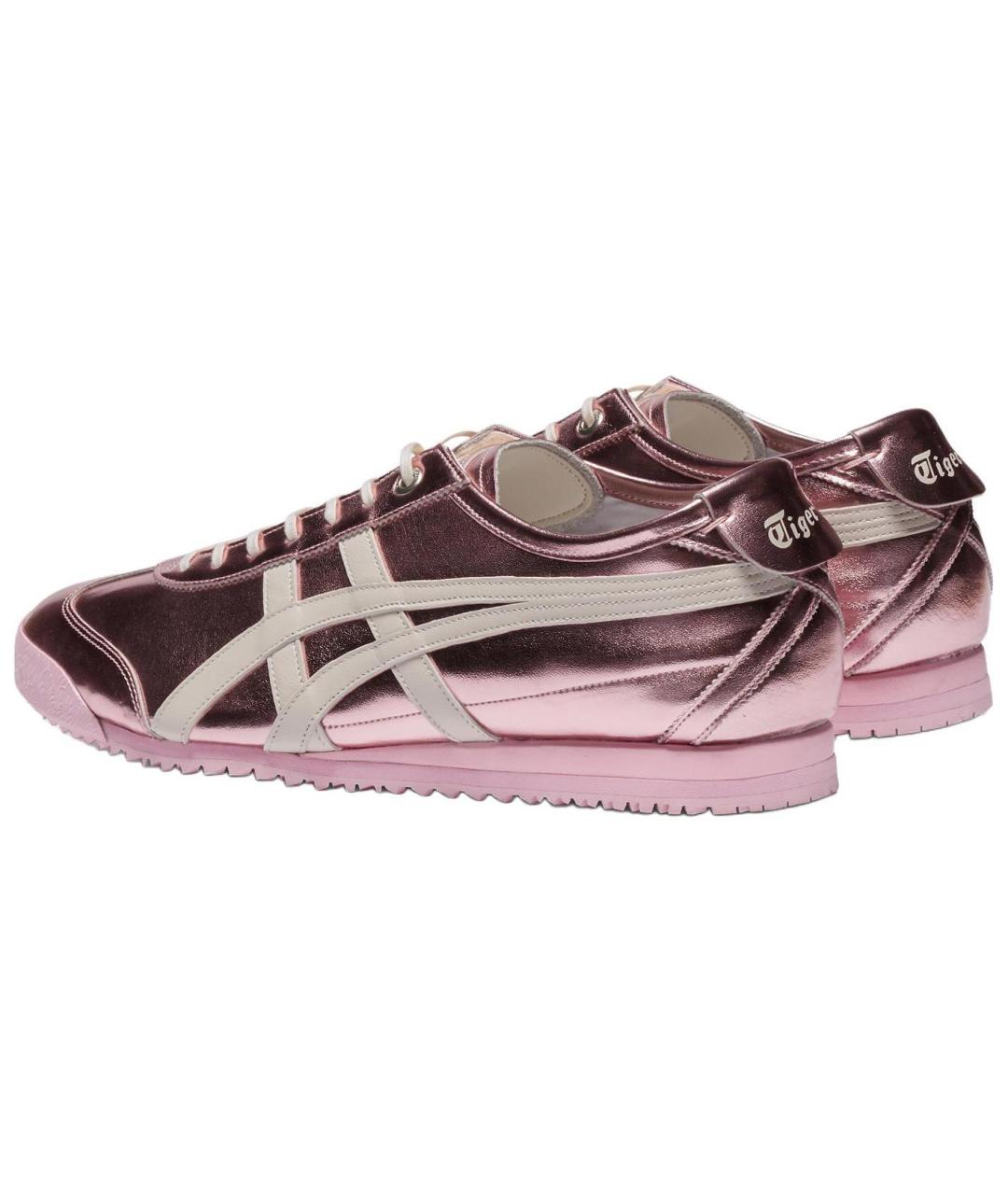 ONITSUKA TIGER Розовые кожаные кроссовки, фото 4