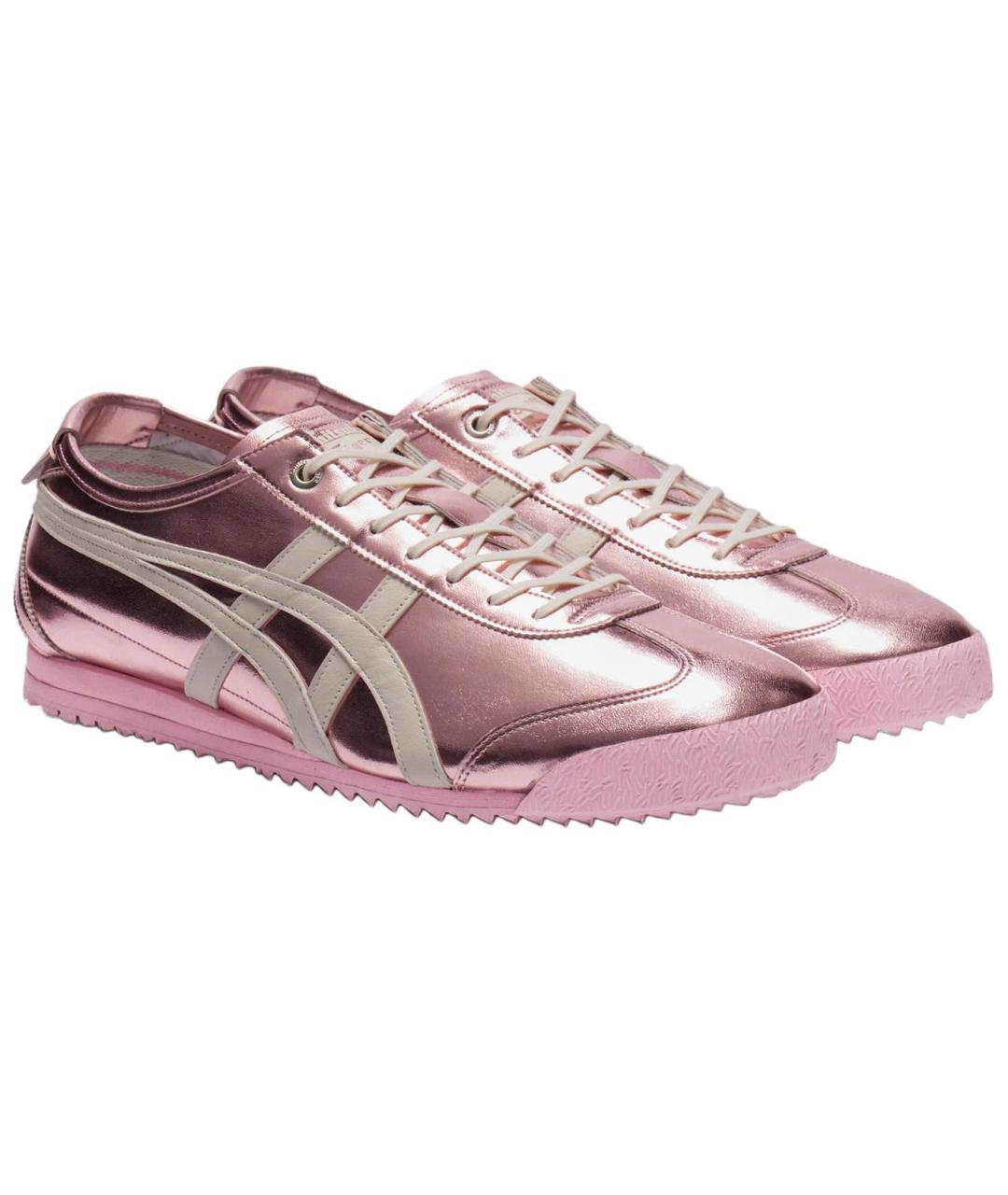 ONITSUKA TIGER Розовые кожаные кроссовки, фото 3