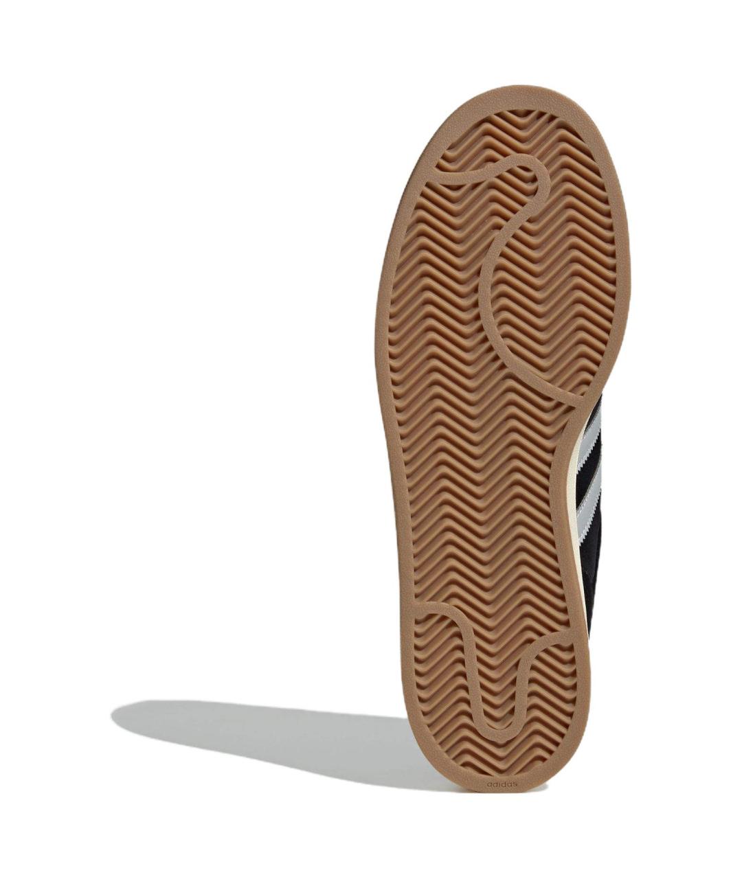 ADIDAS Черные кожаные кеды, фото 5