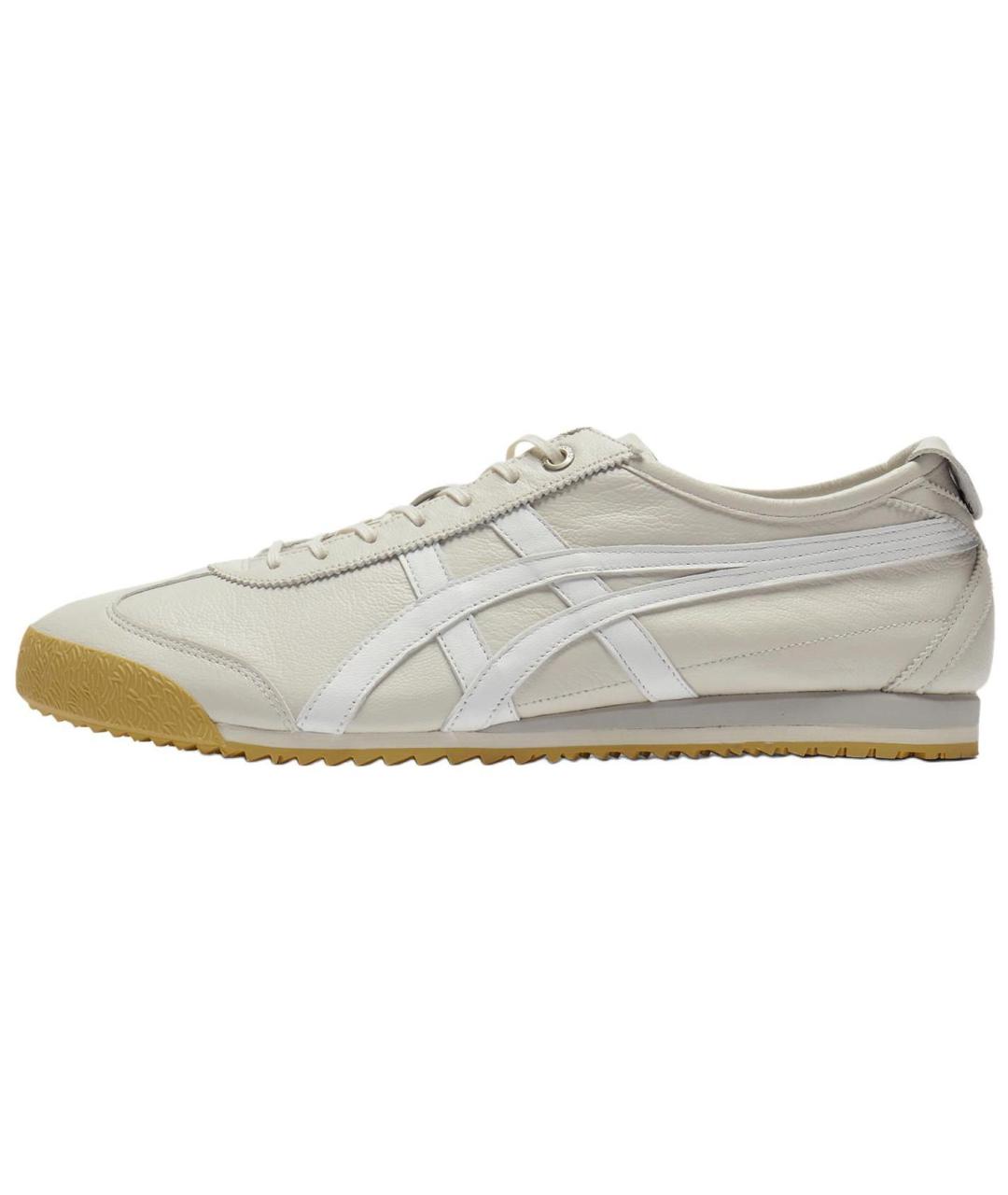ONITSUKA TIGER Бежевые кожаные кроссовки, фото 2