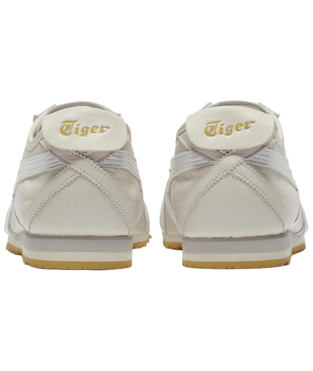 ONITSUKA TIGER Бежевые кожаные кроссовки, фото 4