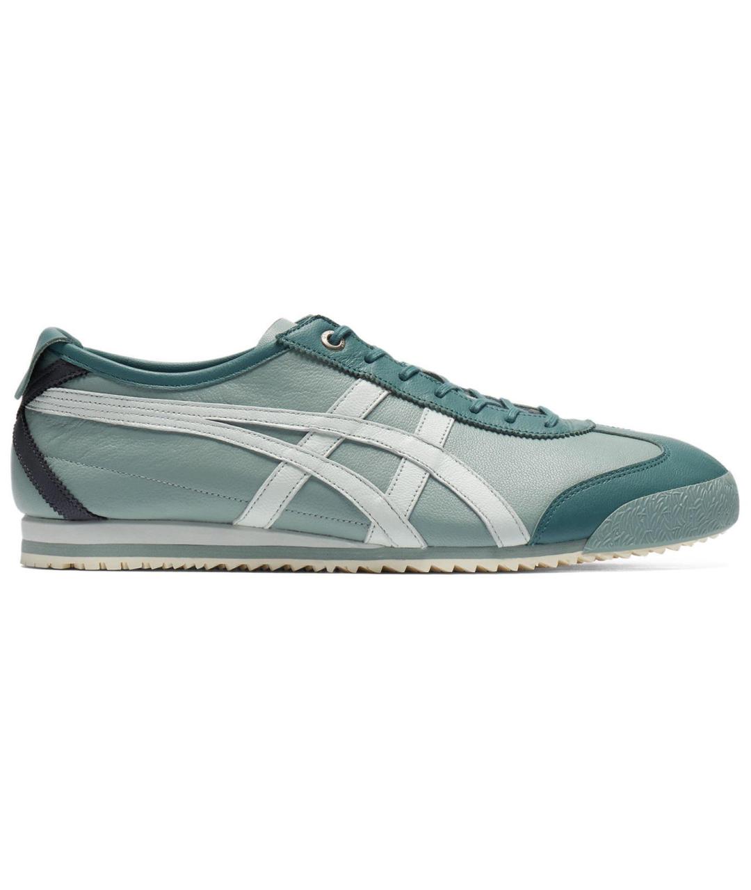 ONITSUKA TIGER Синие кожаные кроссовки, фото 1
