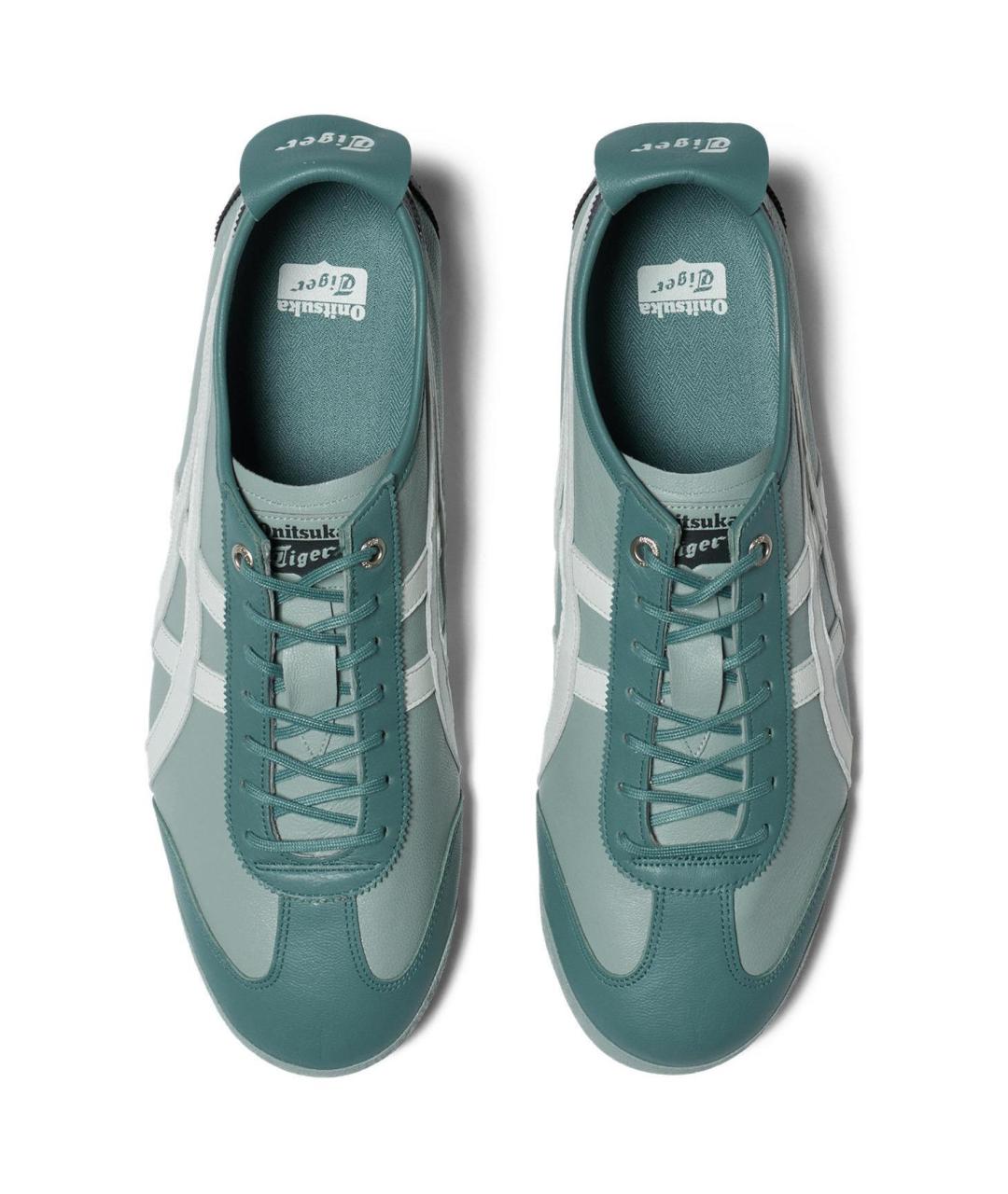 ONITSUKA TIGER Синие кожаные кроссовки, фото 3