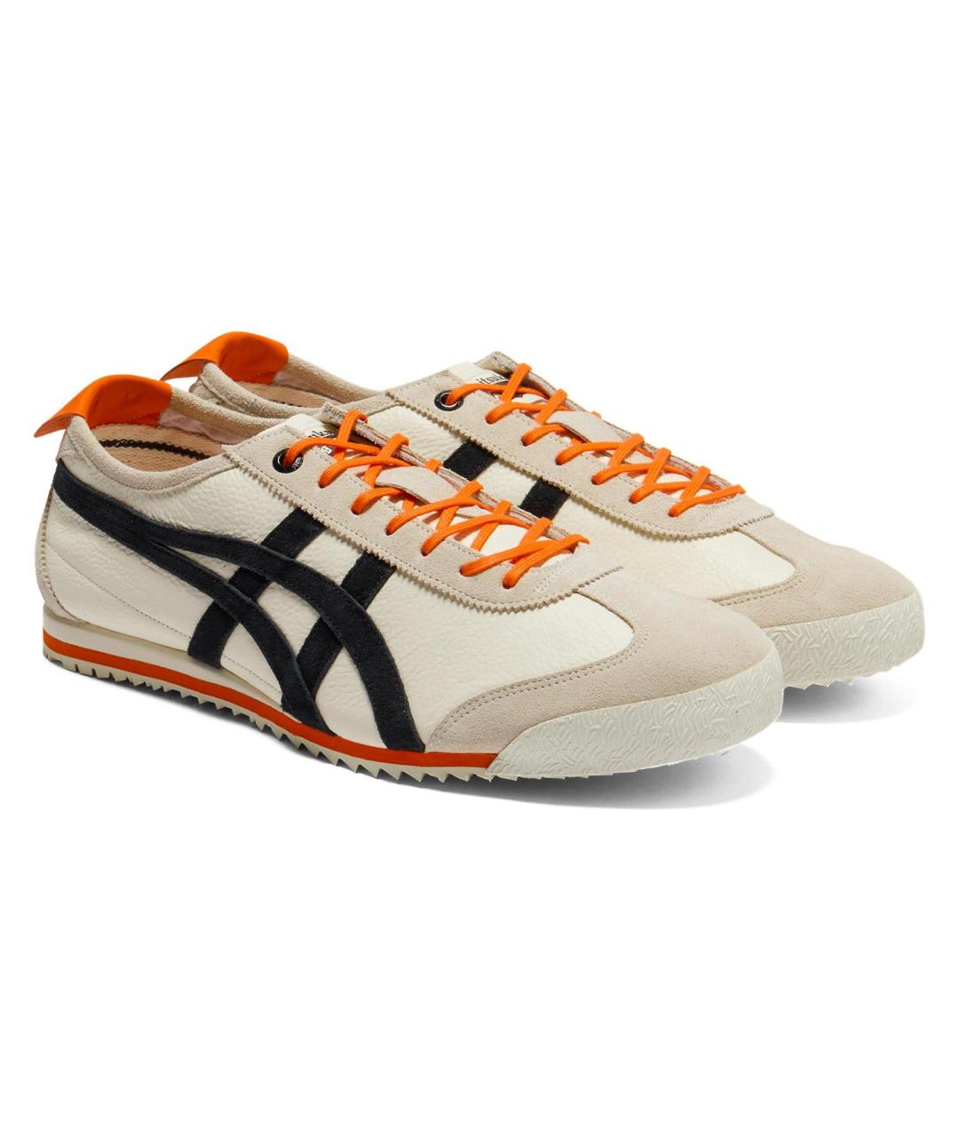 ONITSUKA TIGER Бежевые кожаные кроссовки, фото 3