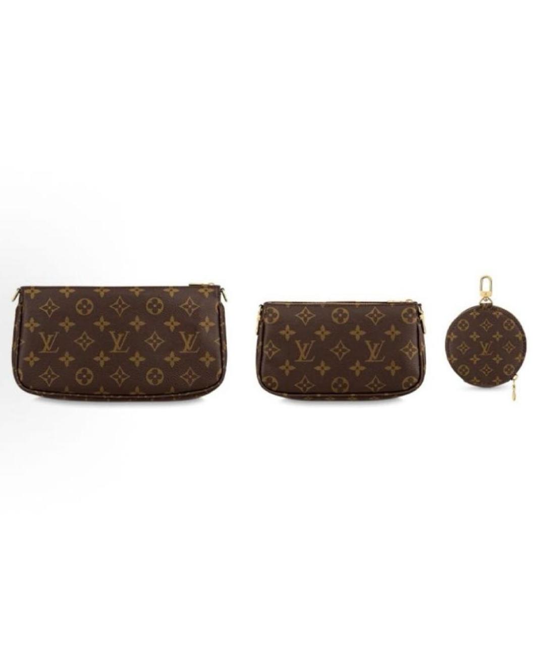 LOUIS VUITTON Коричневая сумка через плечо, фото 5