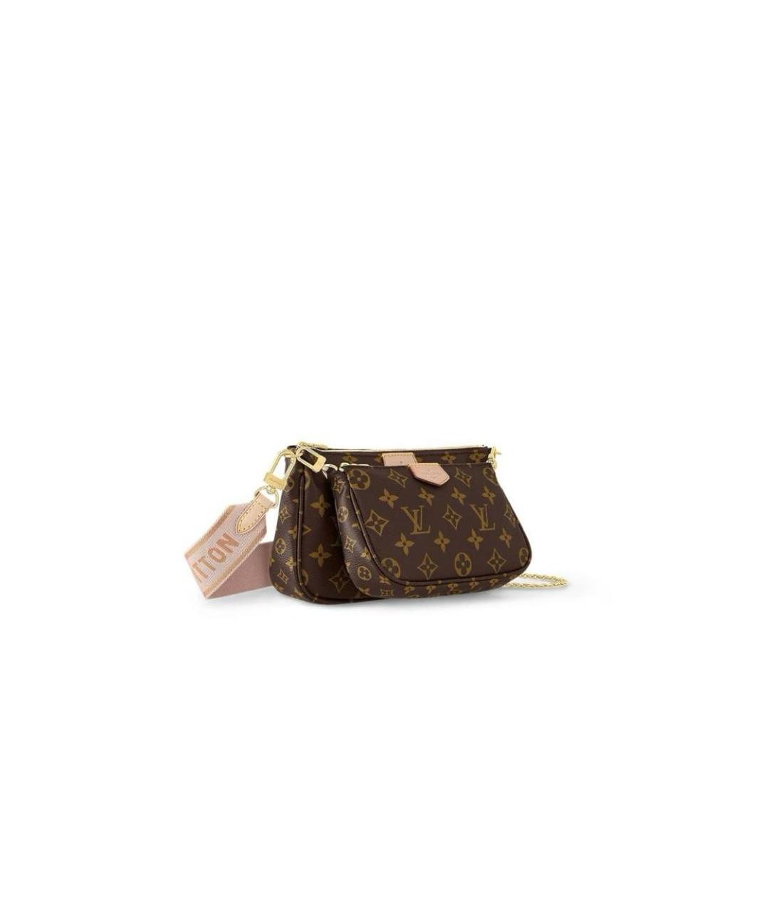 LOUIS VUITTON Коричневая сумка через плечо, фото 2