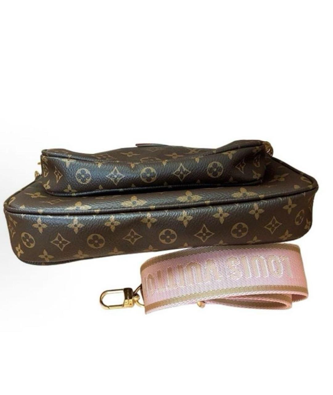 LOUIS VUITTON Коричневая сумка через плечо, фото 3
