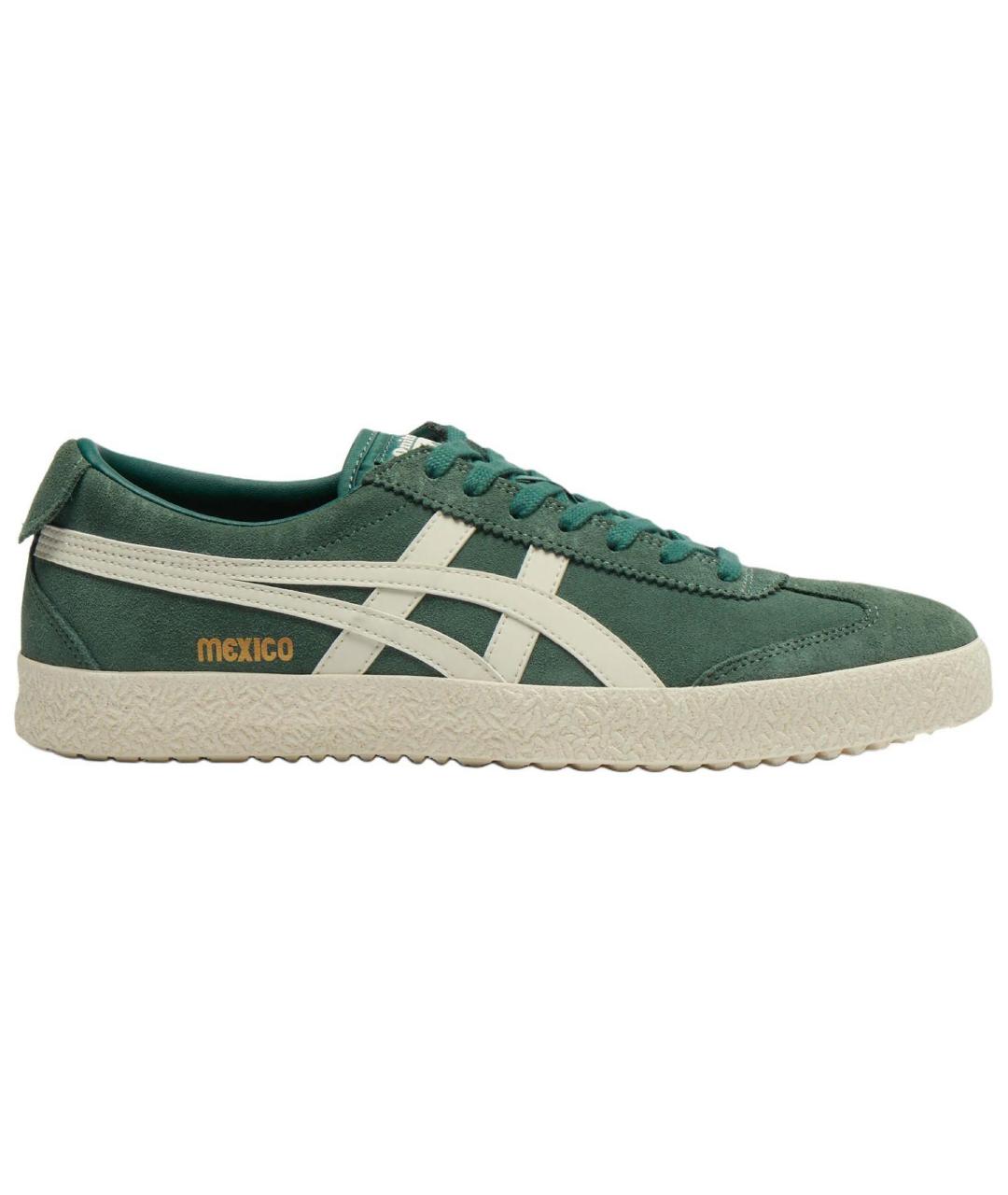 ONITSUKA TIGER Зеленые замшевые кеды, фото 1
