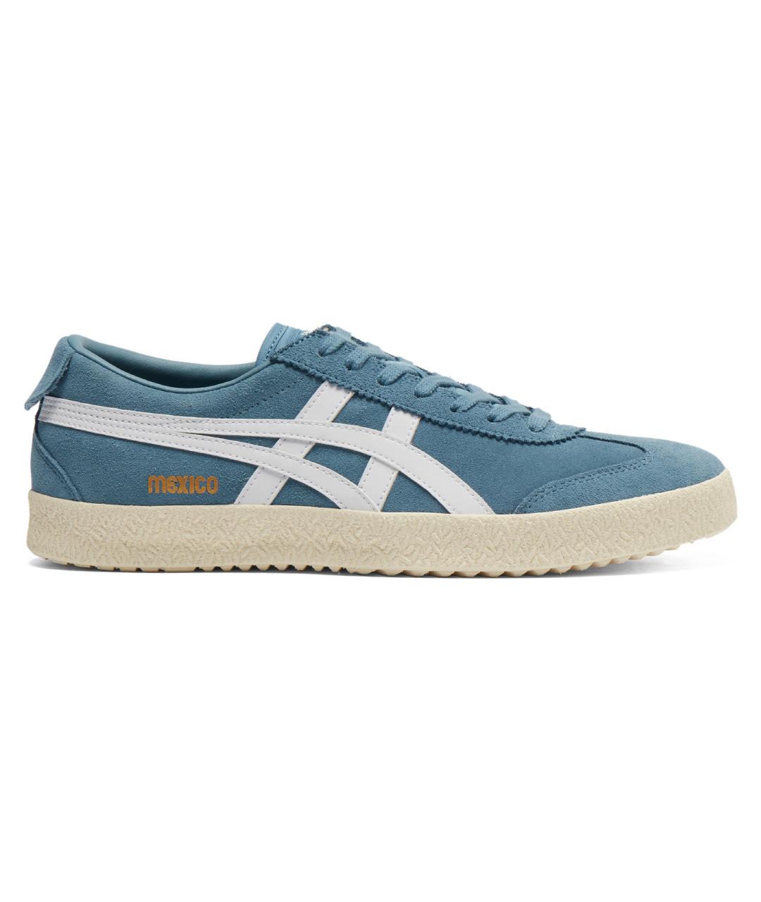 ONITSUKA TIGER Синие замшевые кеды, фото 1