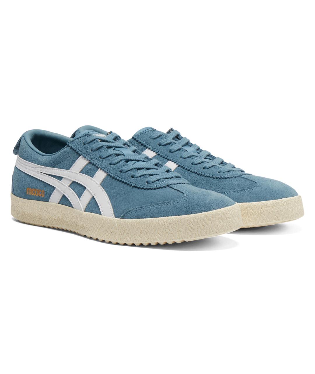 ONITSUKA TIGER Синие замшевые кеды, фото 3