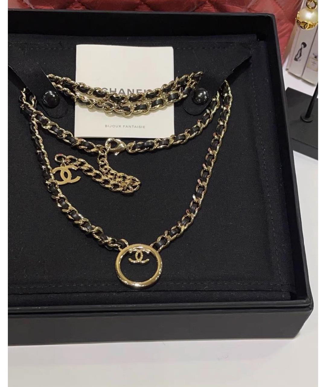 CHANEL Золотое колье, фото 3
