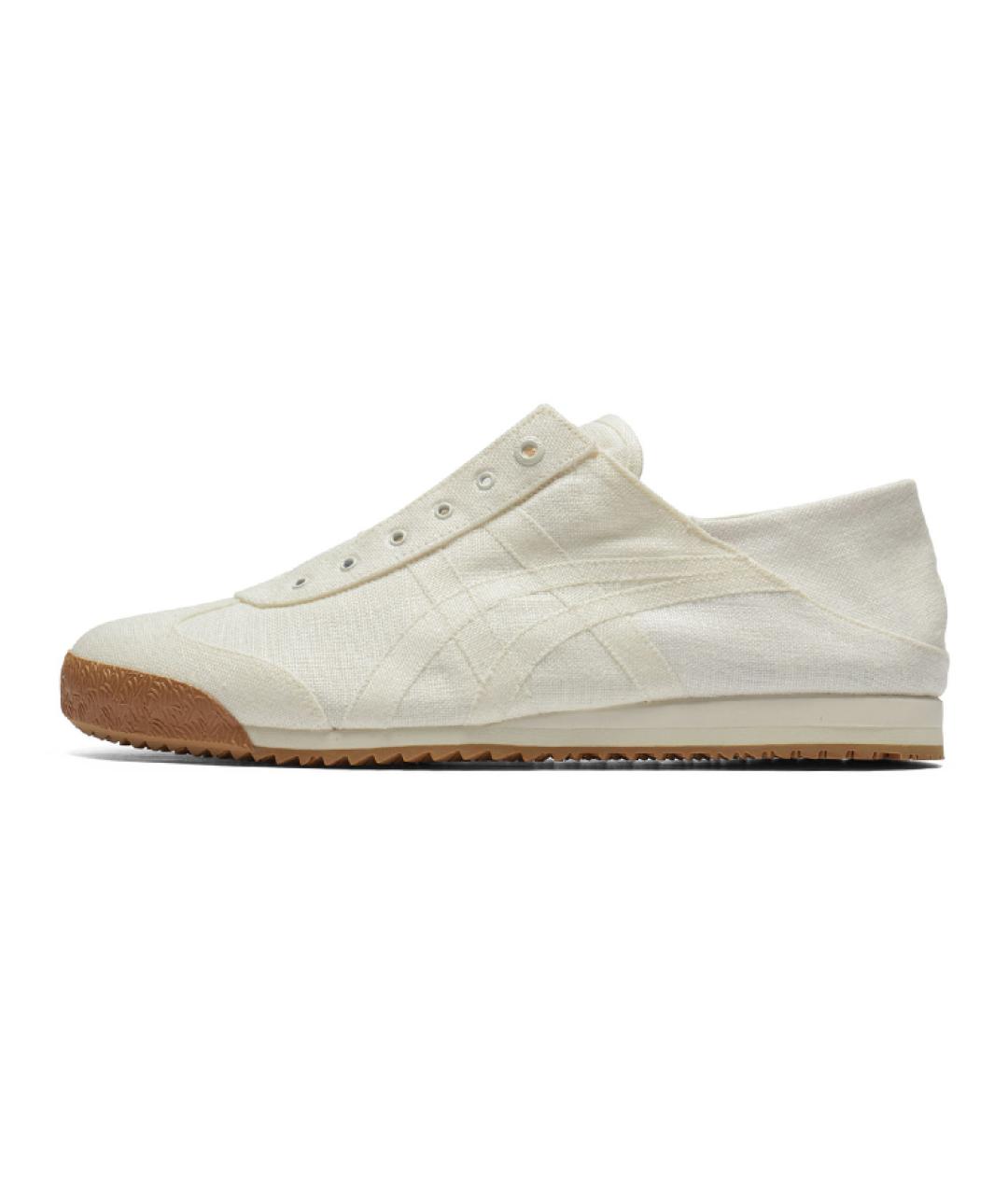 ONITSUKA TIGER Бежевые текстильные кроссовки, фото 7