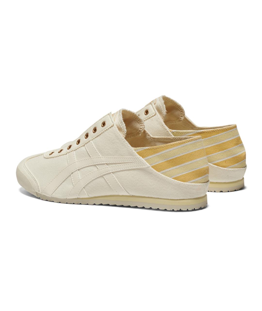 ONITSUKA TIGER Бежевые текстильные кроссовки, фото 4
