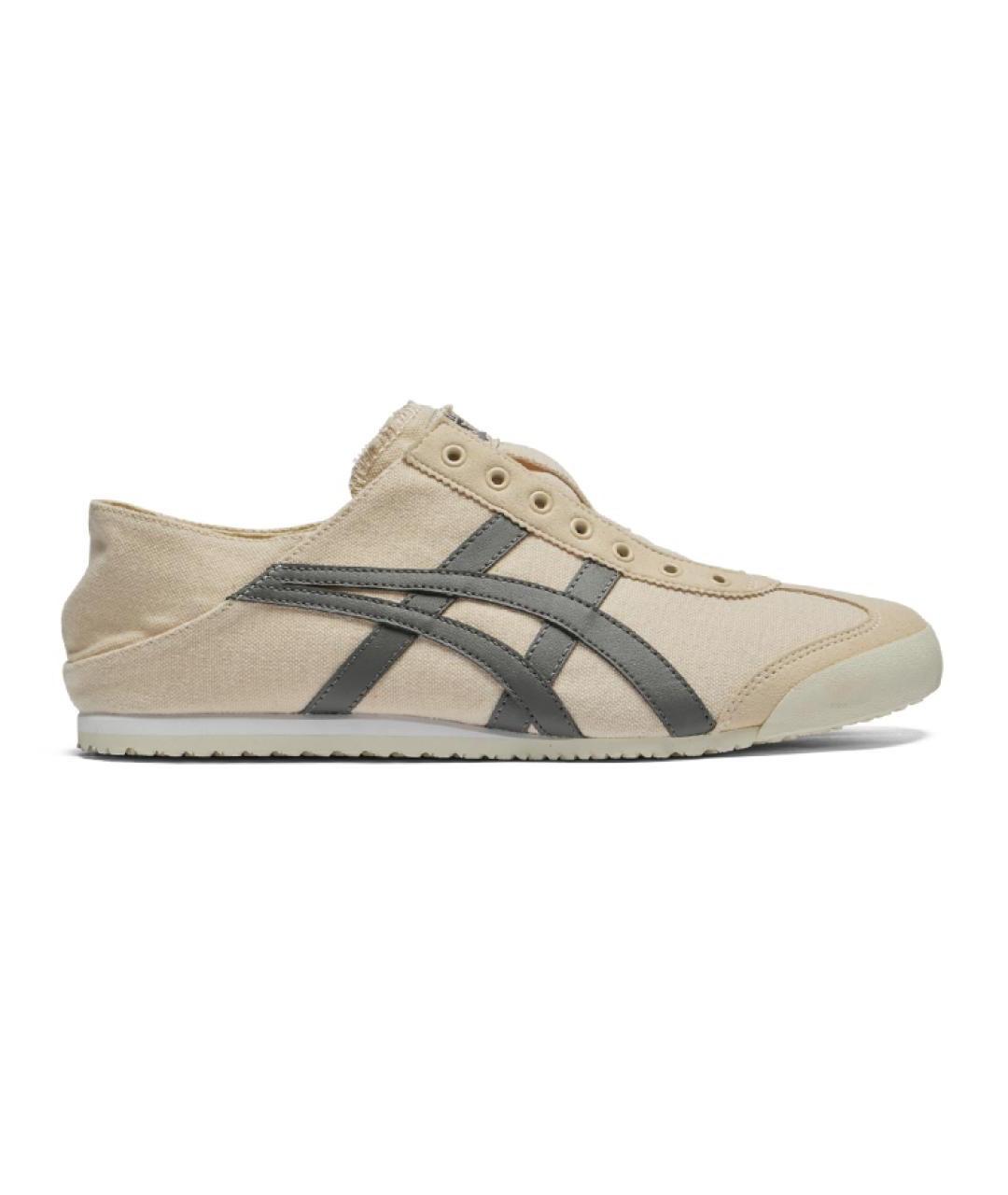 ONITSUKA TIGER Бежевые текстильные кроссовки, фото 1