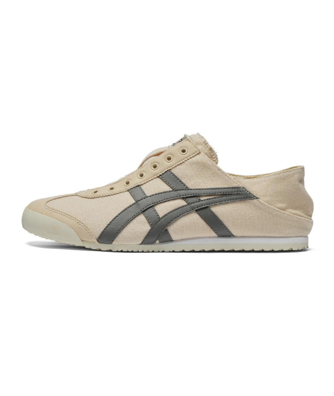 ONITSUKA TIGER Бежевые текстильные кроссовки, фото 8