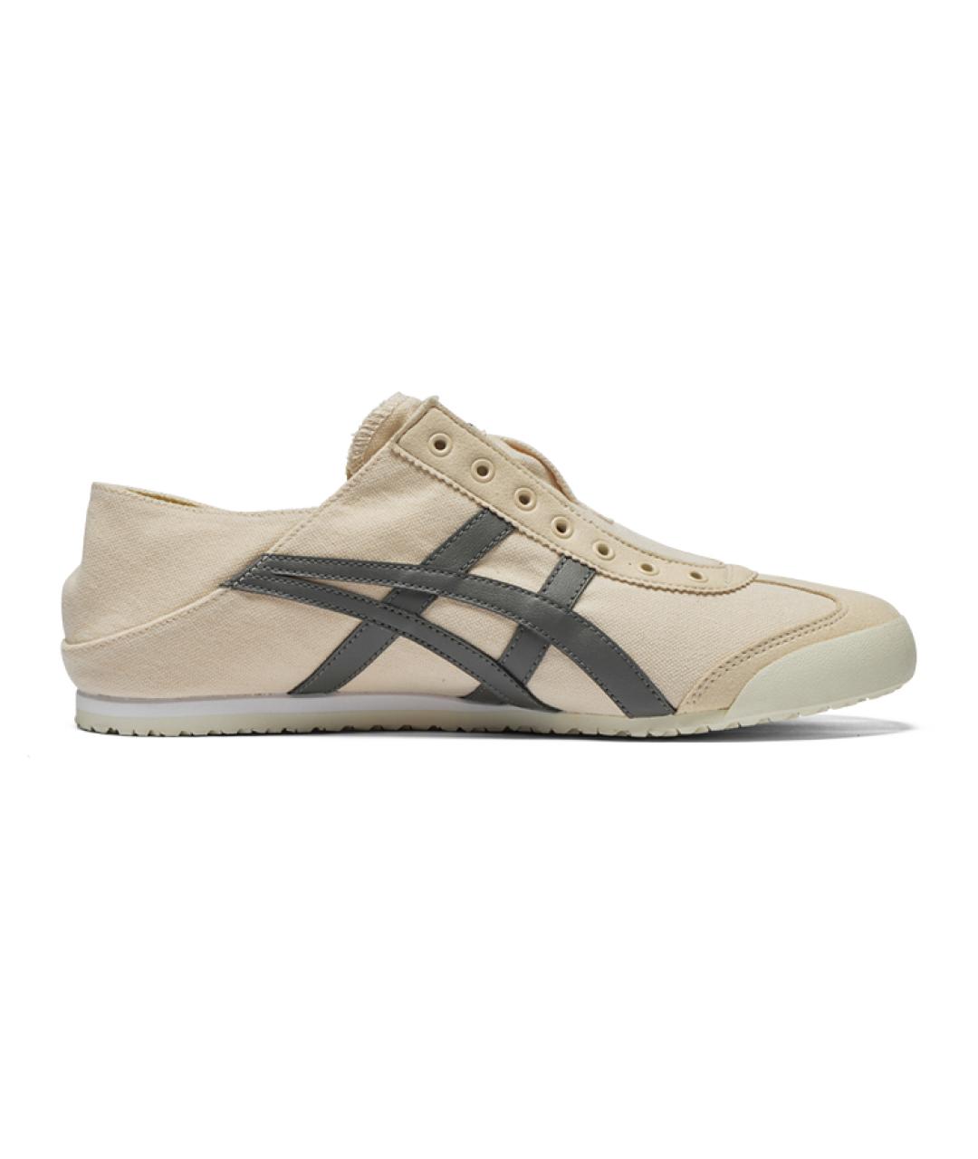 ONITSUKA TIGER Бежевые текстильные кроссовки, фото 2