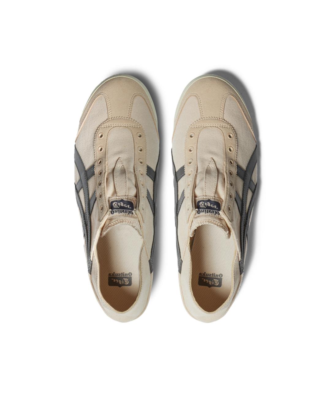 ONITSUKA TIGER Бежевые текстильные кроссовки, фото 5