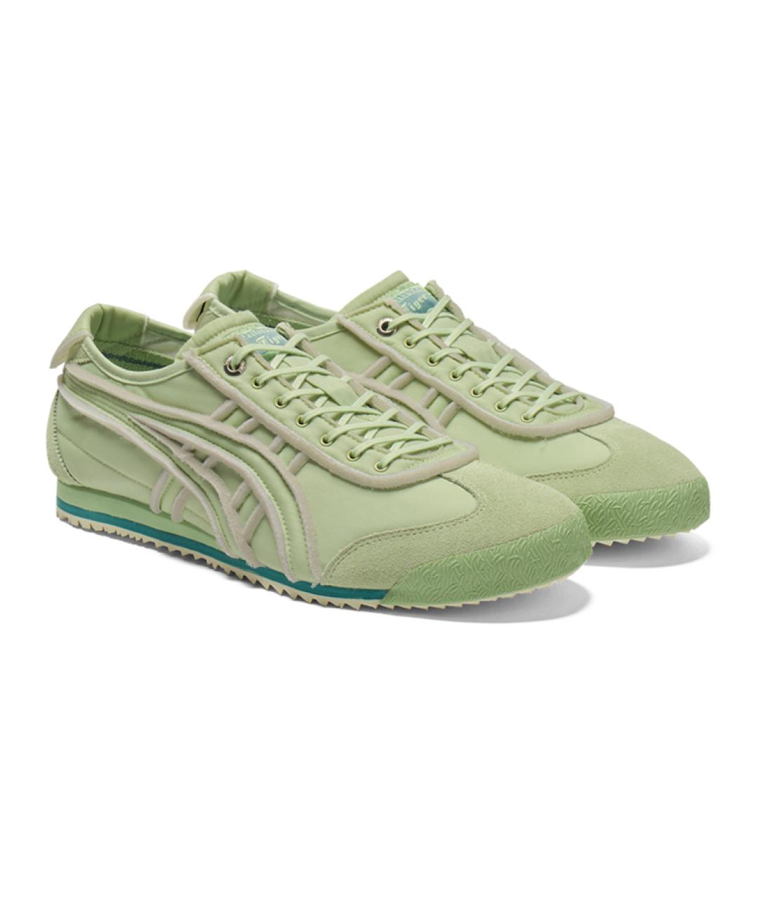 ONITSUKA TIGER Зеленые текстильные кроссовки, фото 3