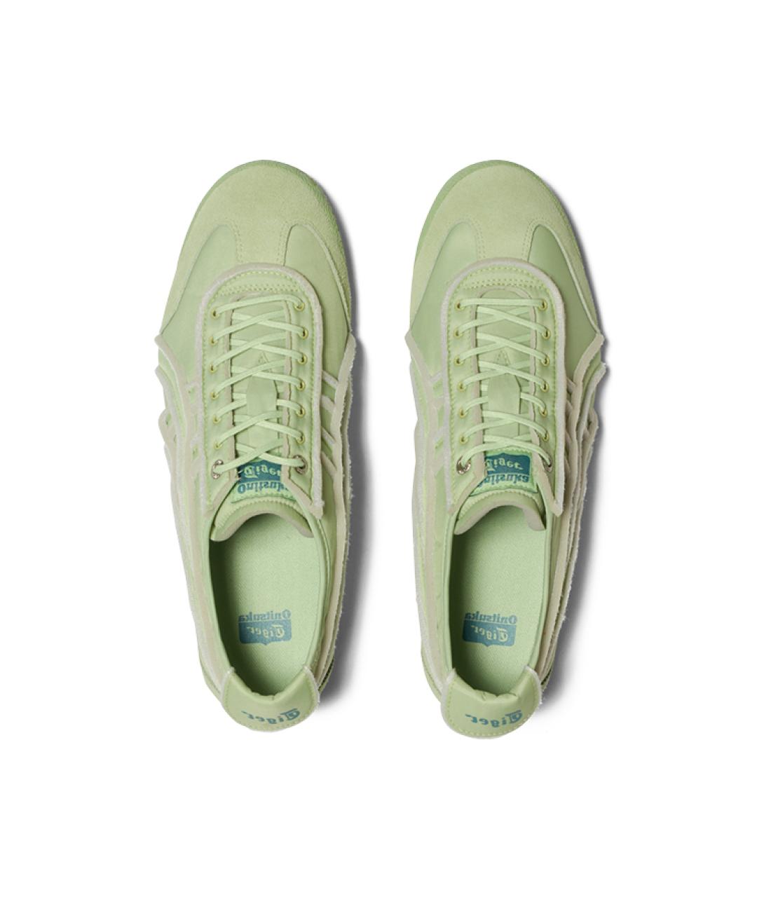 ONITSUKA TIGER Зеленые текстильные кроссовки, фото 5