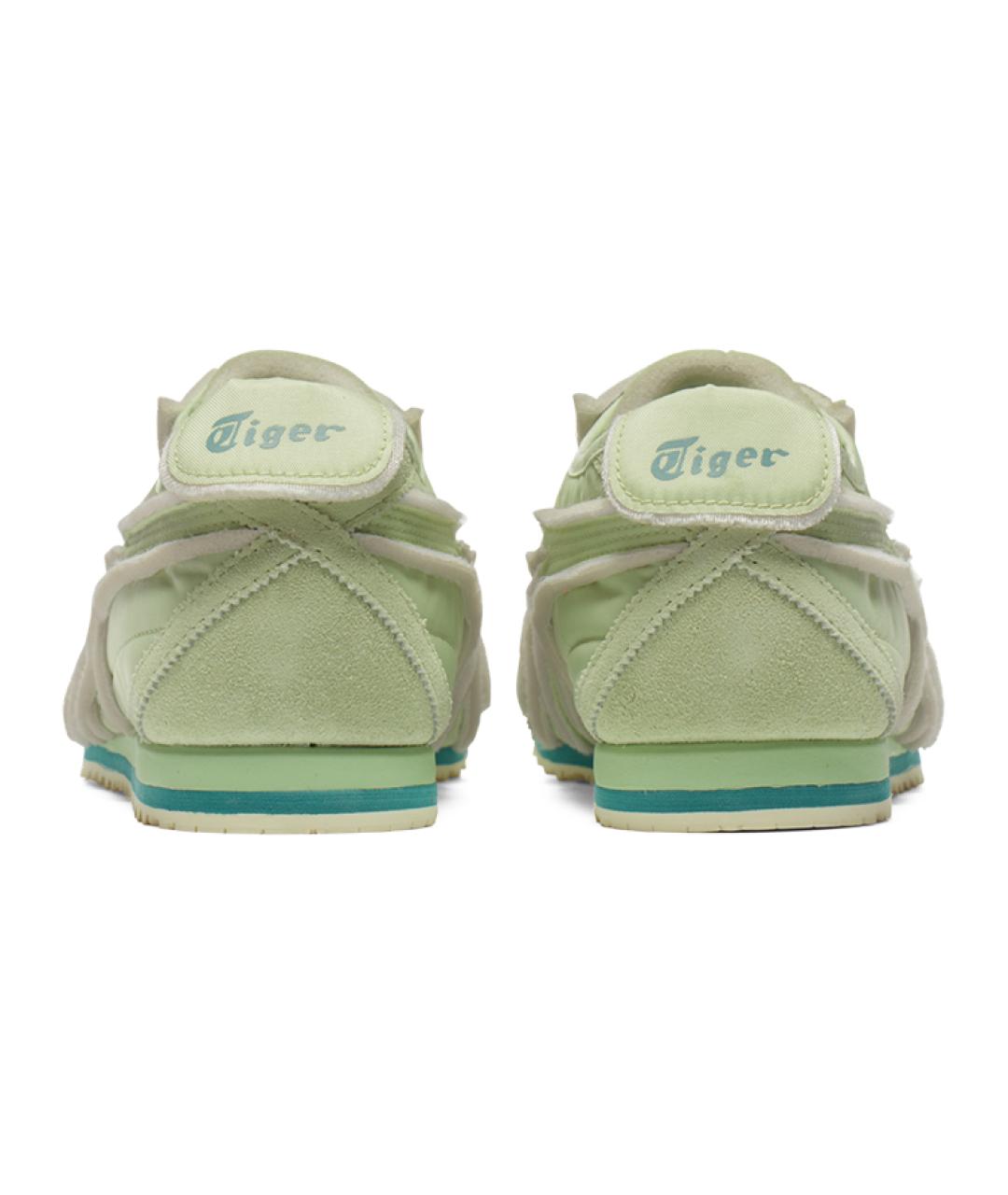 ONITSUKA TIGER Зеленые текстильные кроссовки, фото 6