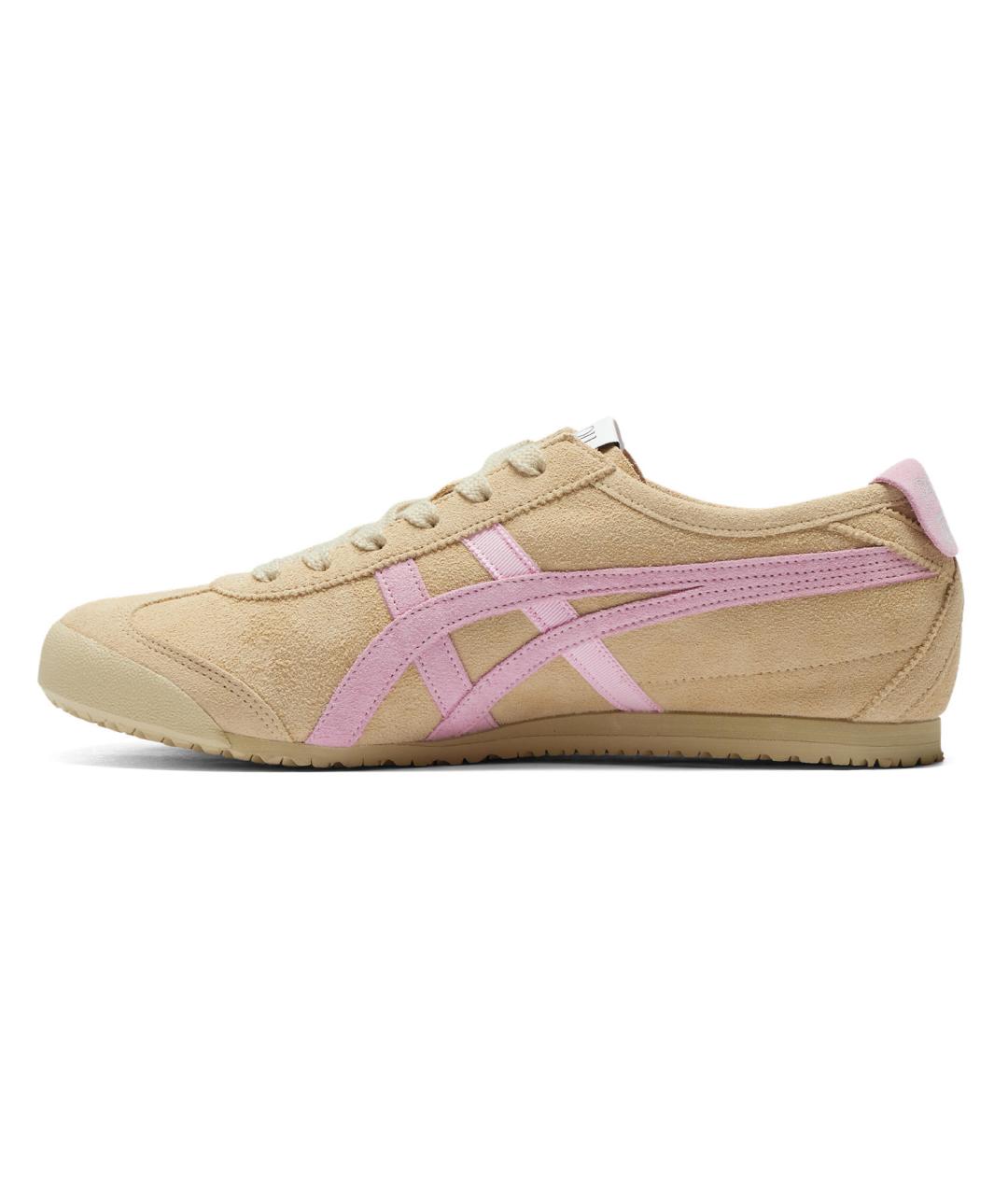 ONITSUKA TIGER Бежевые замшевые кроссовки, фото 2
