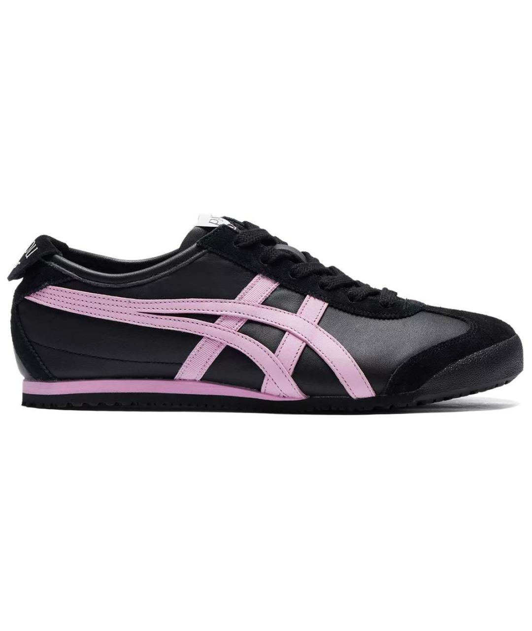 ONITSUKA TIGER Черные кожаные кроссовки, фото 1