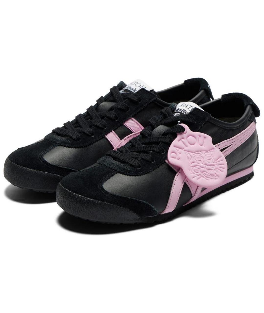 ONITSUKA TIGER Черные кожаные кроссовки, фото 4