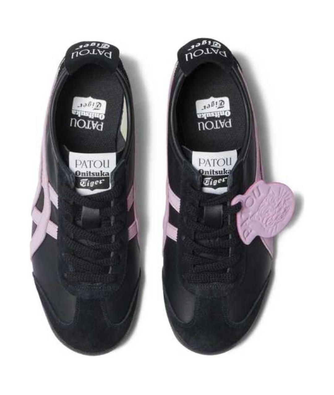 ONITSUKA TIGER Черные кожаные кроссовки, фото 5