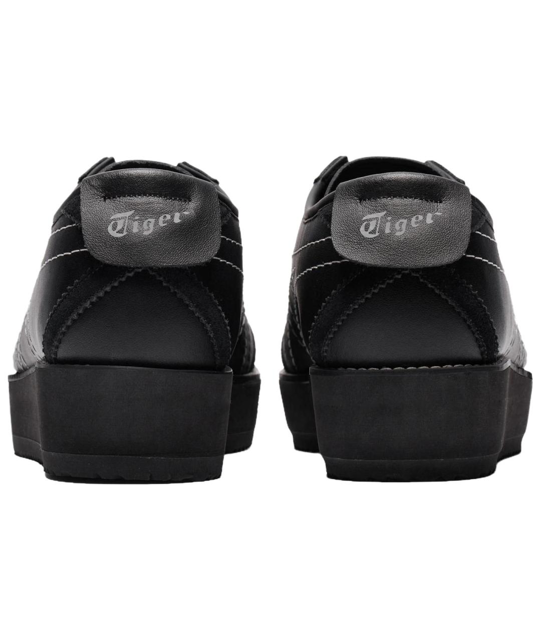ONITSUKA TIGER Черные кожаные кроссовки, фото 4