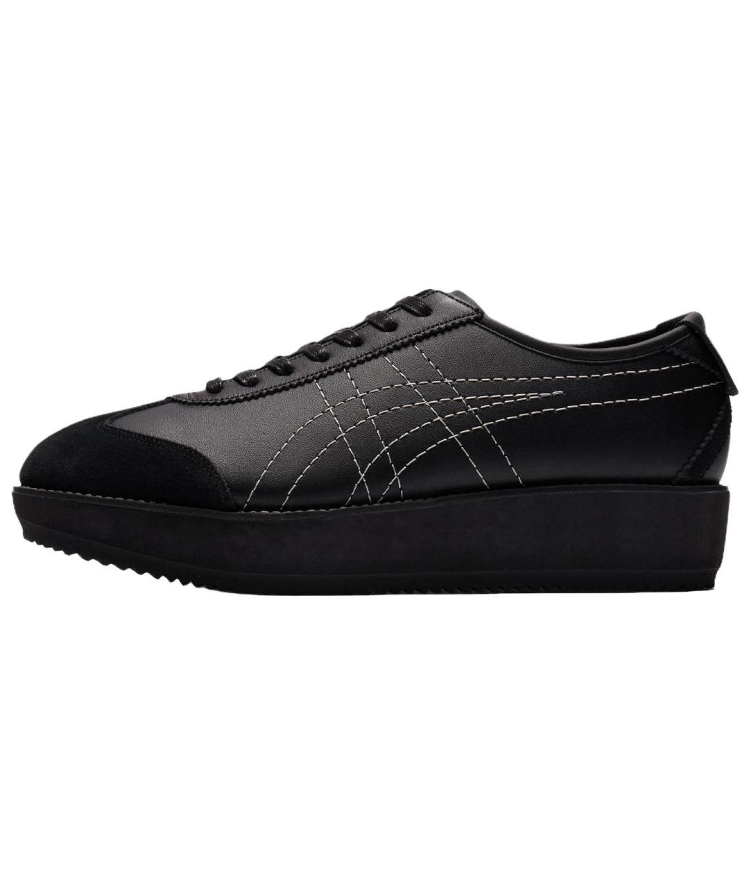 ONITSUKA TIGER Черные кожаные кроссовки, фото 6