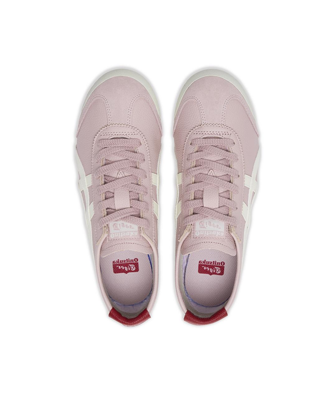 ONITSUKA TIGER Розовые кожаные кроссовки, фото 5