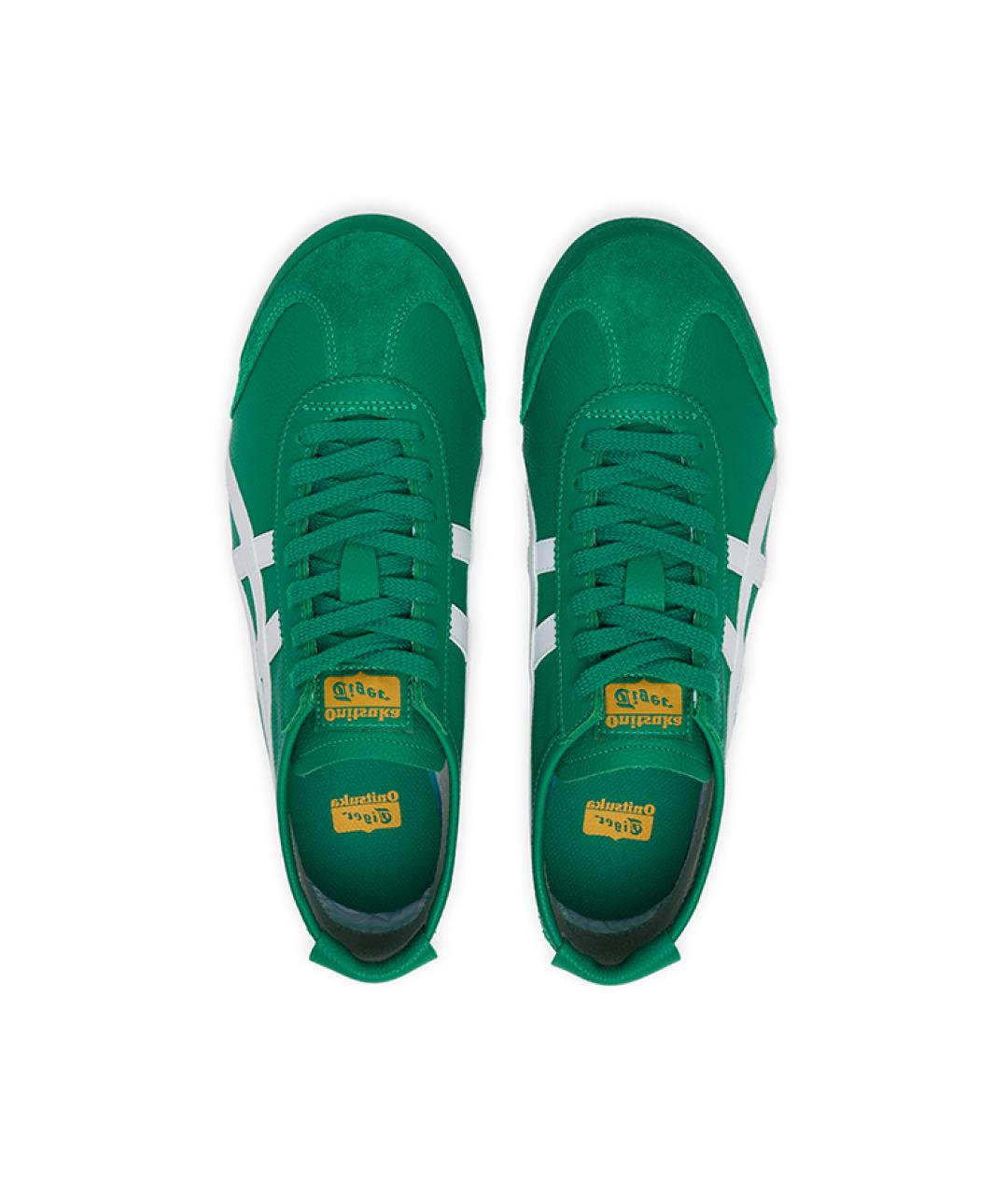 ONITSUKA TIGER Зеленые кожаные кроссовки, фото 5