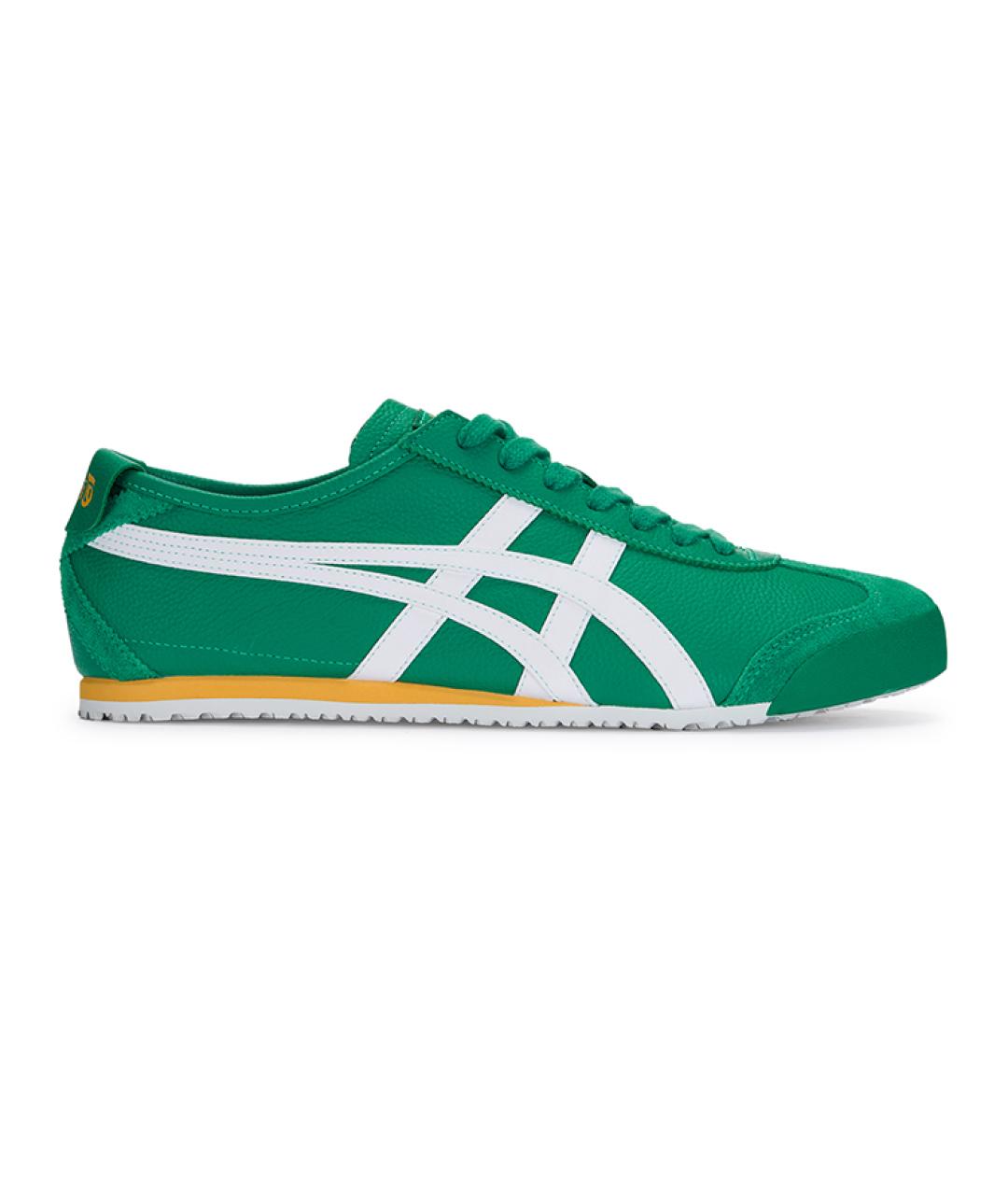 ONITSUKA TIGER Зеленые кожаные кроссовки, фото 2