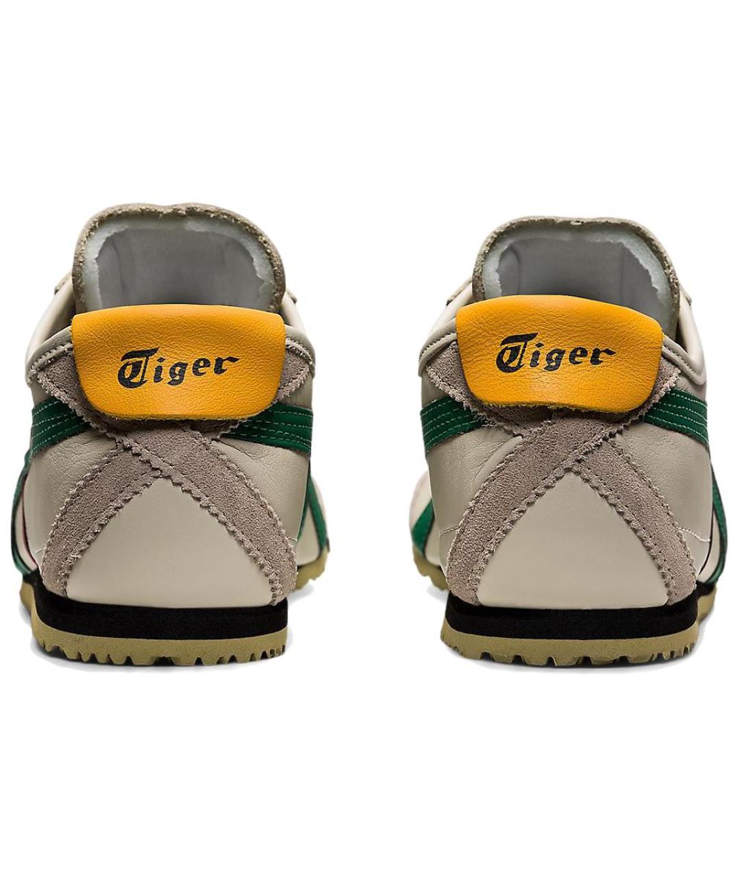 ONITSUKA TIGER Бежевые кожаные кроссовки, фото 7